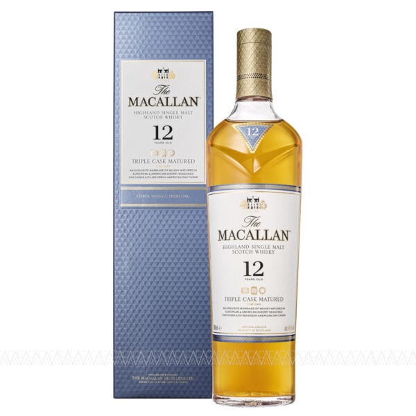 Macallan 12 Years Old Triple Cask Fine Oak Single Malt Scotch Whisky 700ml