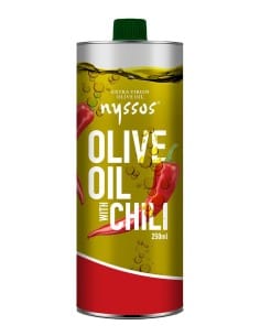 Nyssos λάδι με τσίλι 250ml Nyssos λάδι με τσίλι 250ml