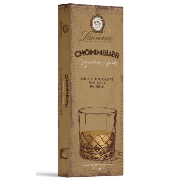 Chommelier Milk Chocolate Pairings Whiskey 100gr