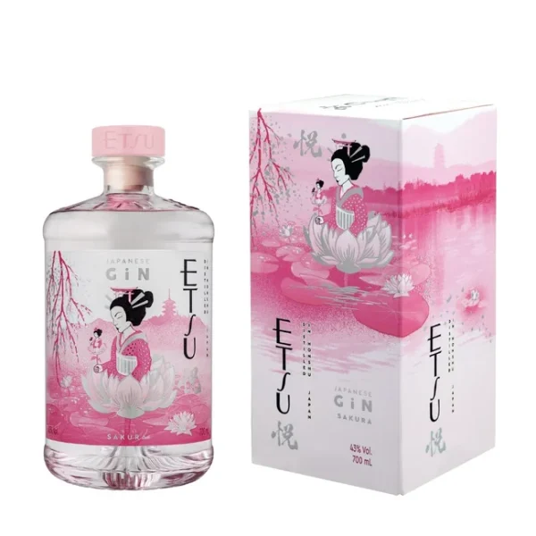 Etsu Sakura Gin 700ml