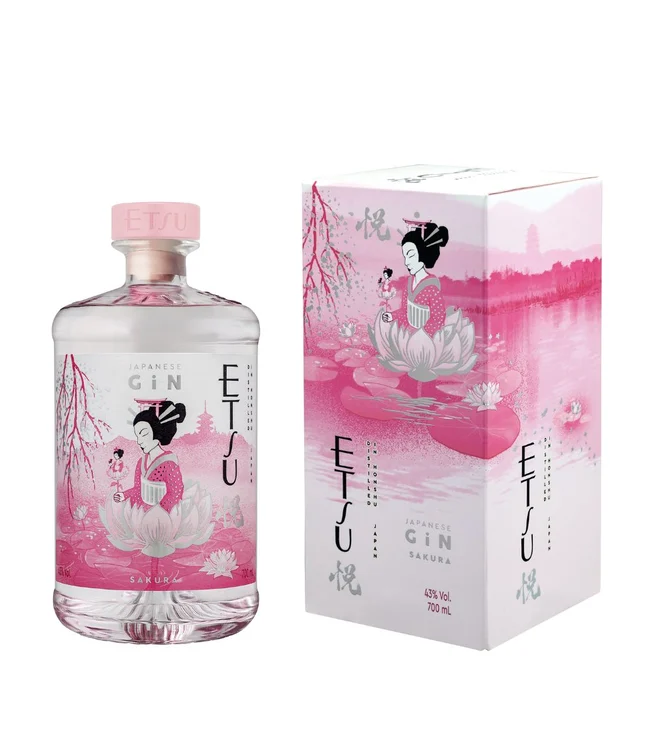 Etsu Sakura Gin 700ml Etsu Sakura Gin 700ml